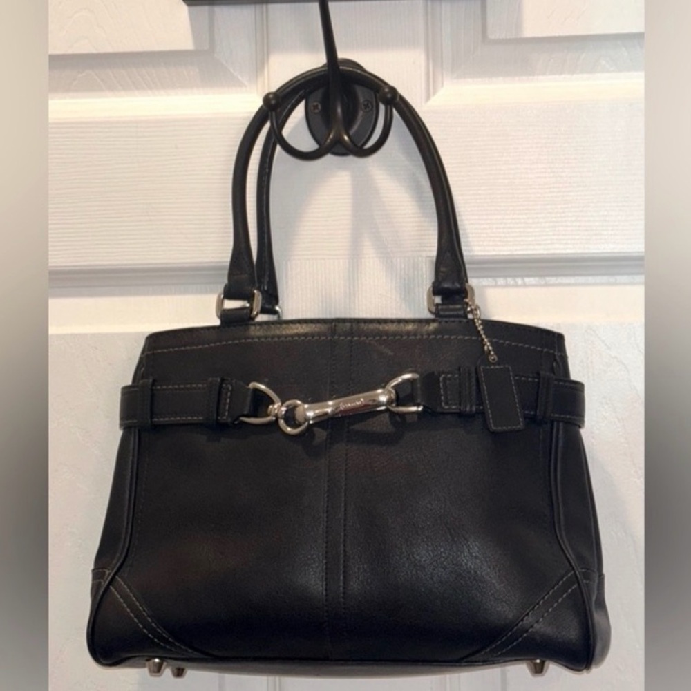 COACH Glovetanned soft Leather Hampton Bag
